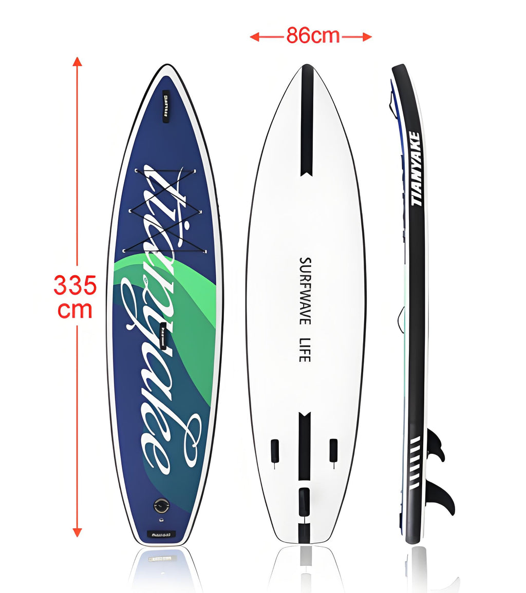 11' SUP Board,All-Around Pro paddle board,blue&green Paddle board
