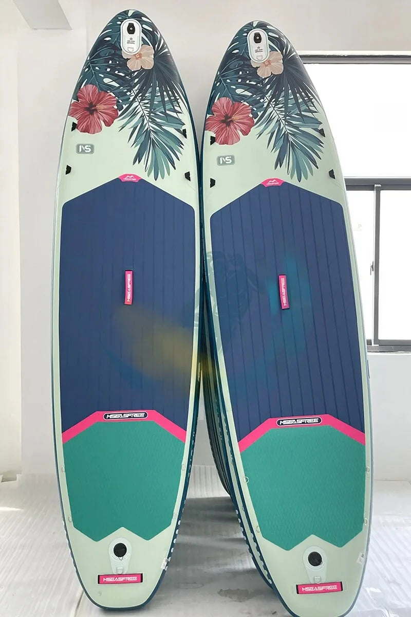 11ft SUP Board | Inflatable Stand Up Paddle Board - Durable Standing Paddleboard for All Water Activities