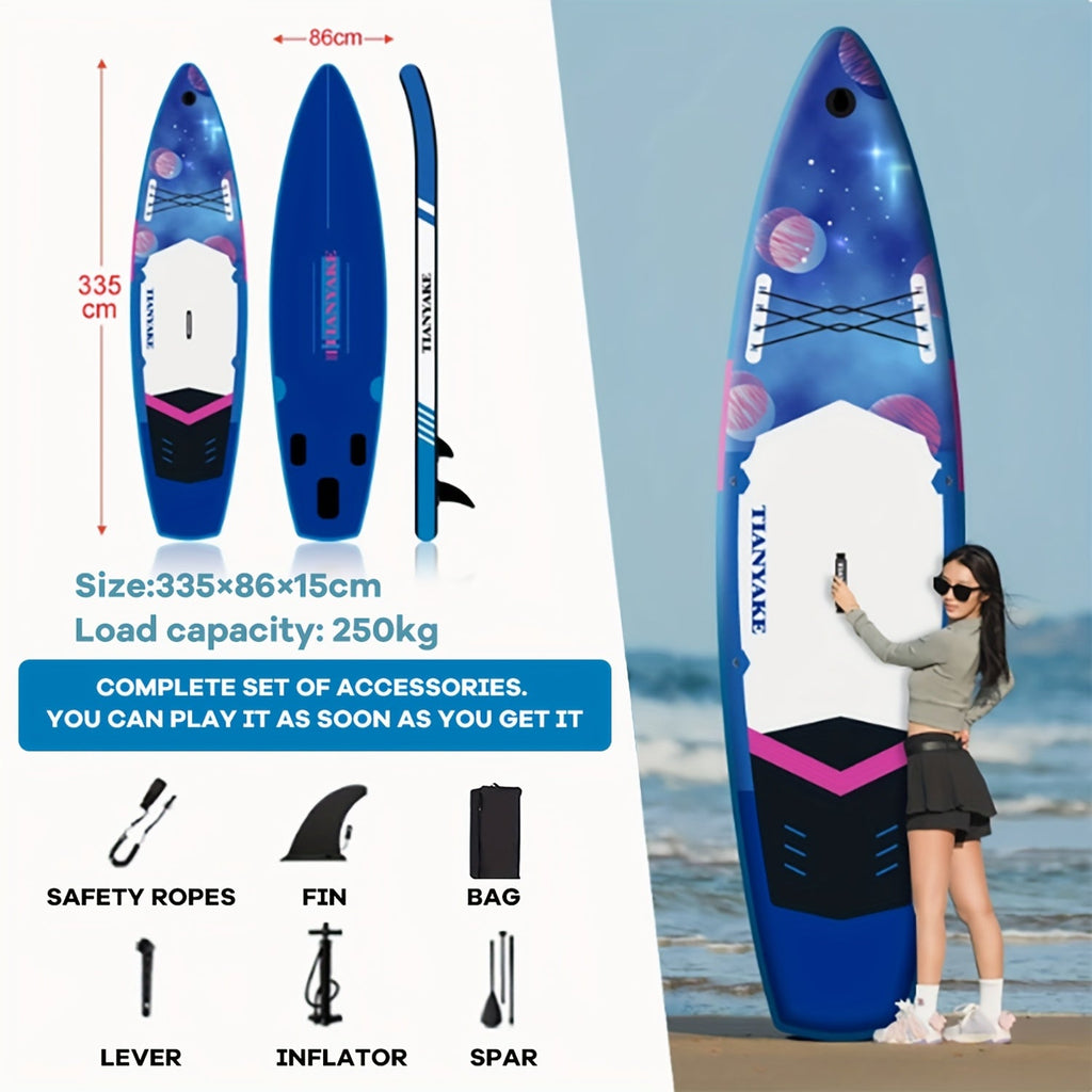 11' SUP Board,All-Around Pro paddle board,blue Giant Wave Paddle board ,standing up paddle board