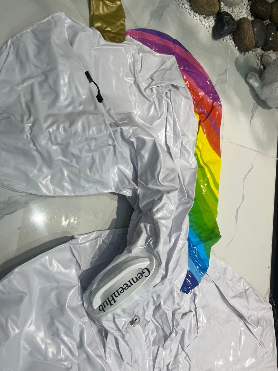 GenreenHub Inflatable Pool Float, Water Floaty Lake Lounge Tanning Floats Beach Party Toys