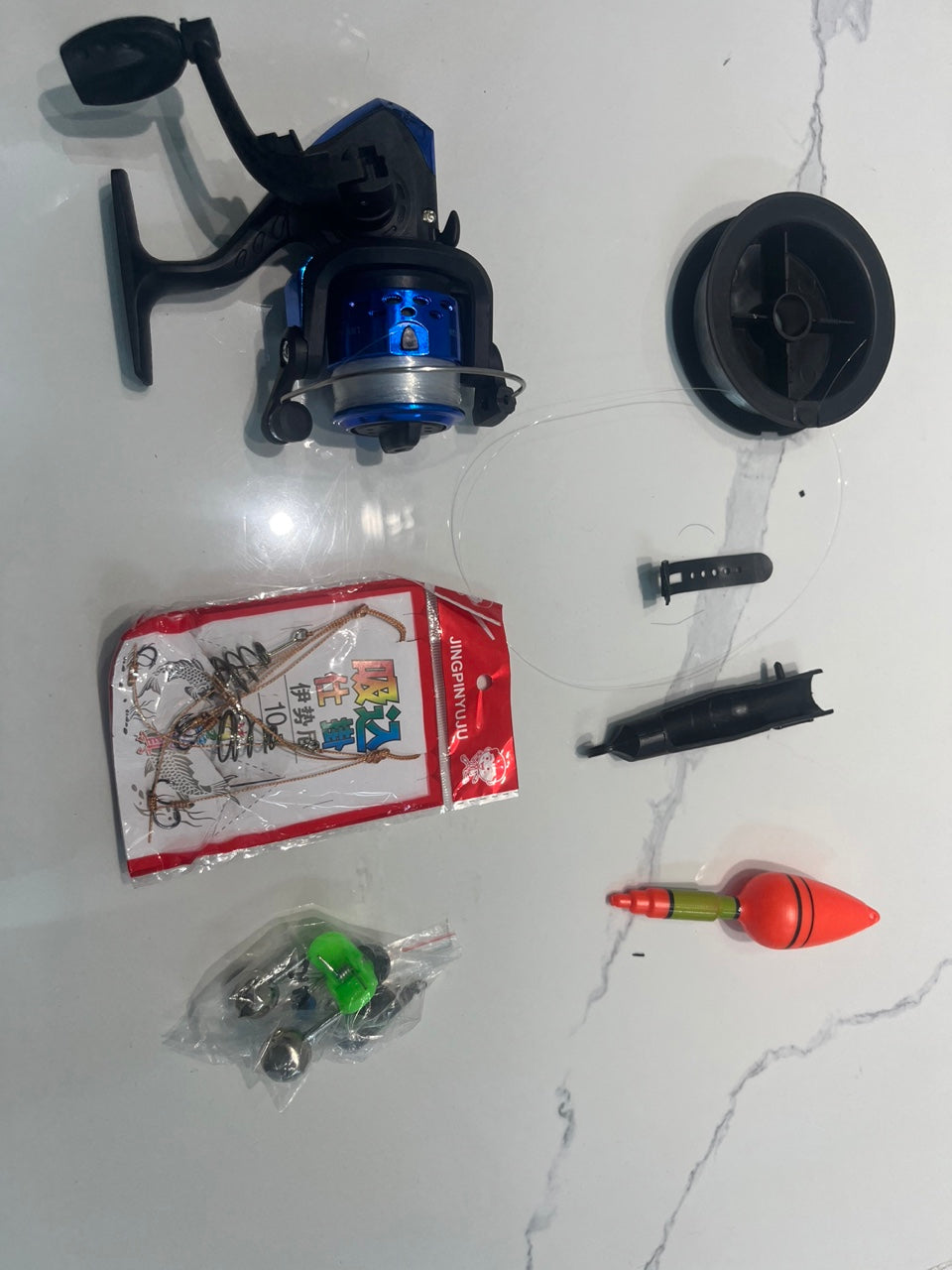 GenreenHub Ultra-Durable Fishing Rod Set - Portable Fishing Rod, Casting Rod, Long Throw Rod, Fiberglass Fishing Rod