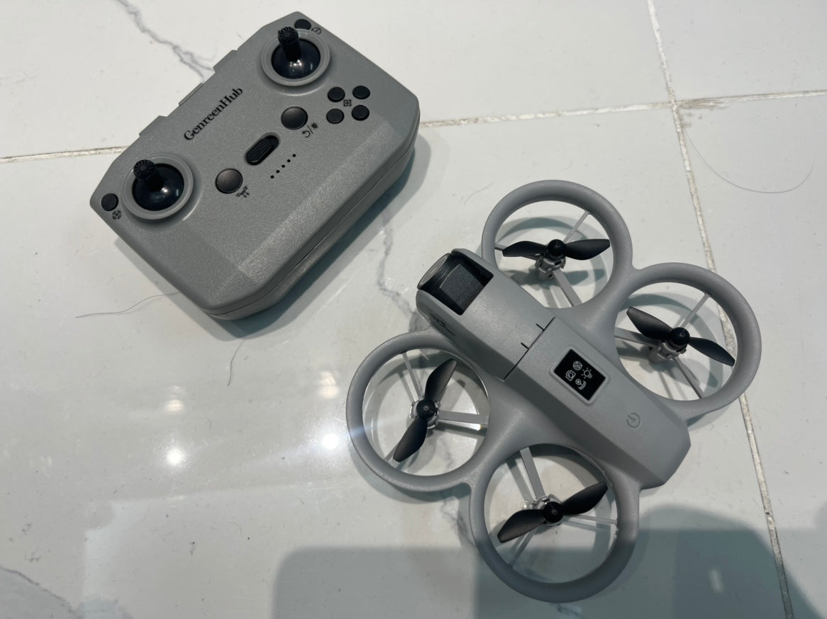 GenreenHub Drone with 1080P Camera - Foldable Remote Control Quadcopter with One Key Start, Emergency Stop, Easier to use, Toy for Kids Adult Beginners